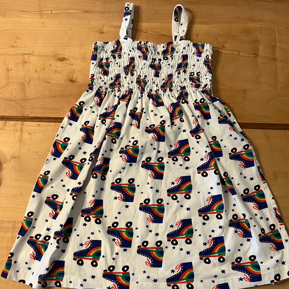 Hanna Andersson Smocked Roller Skate Dress